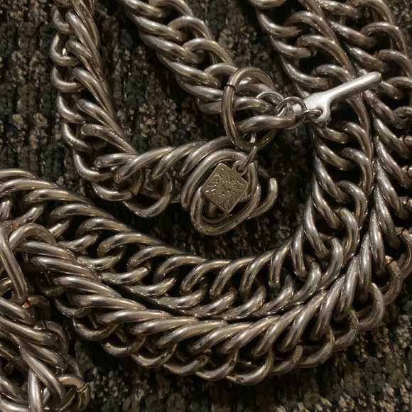 30 inch Vintage Thick & Very Heavy Chain Necklace by Anne Klein - G50 - Picture 4 of 8